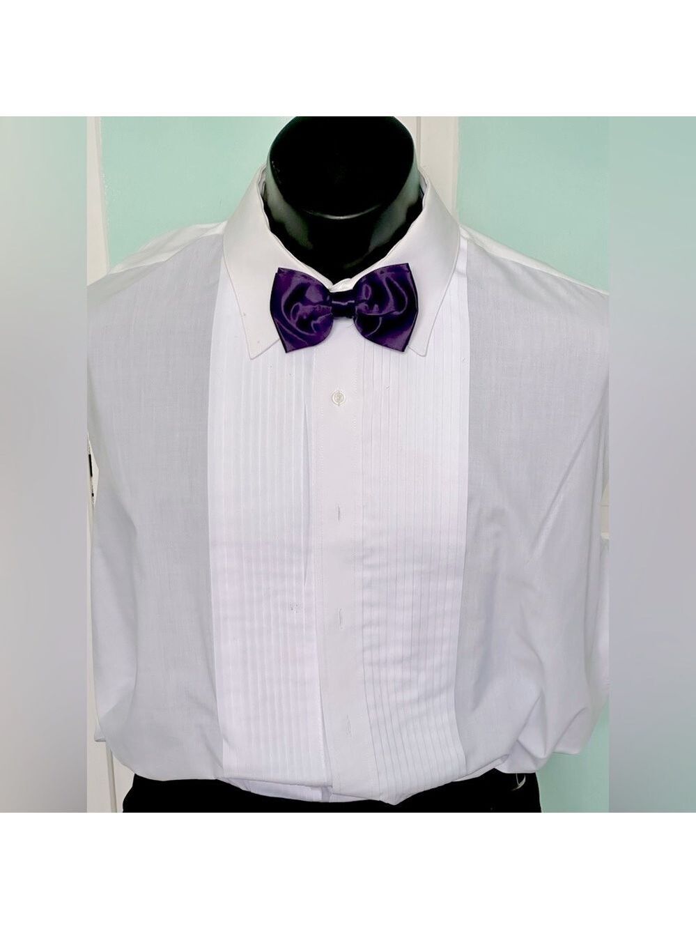 Lapis Royal Dark Purple Wedding Prom Tuxedo Pre Tied clip Bow tie bow tie
